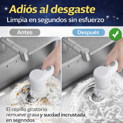 CEPILLO ELETRICO - 👉 Limpieza profunda incluso con agua