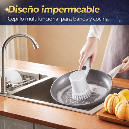 CEPILLO ELETRICO - 👉 Limpieza profunda incluso con agua