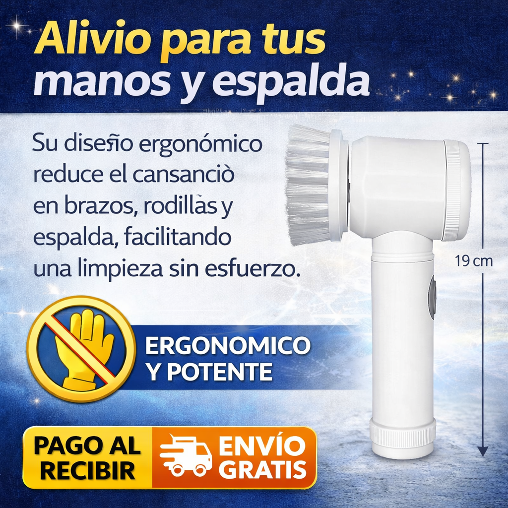 CEPILLO ELETRICO - 👉 Limpieza profunda incluso con agua