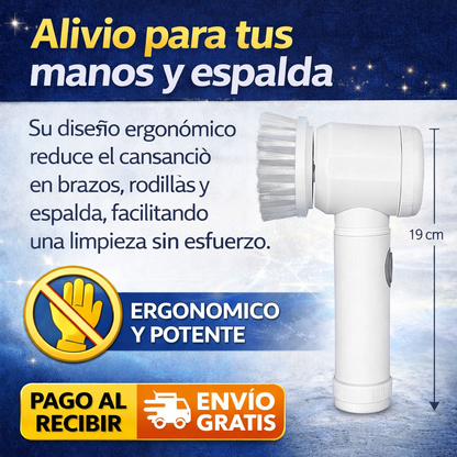 CEPILLO ELETRICO - 👉 Limpieza profunda incluso con agua
